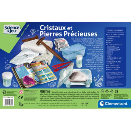 Laboratoire de Cristaux : Expériences Scientifiques - Clementoni