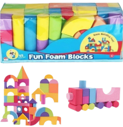 Grands Blocs de Construction en Mousse - 52 Pièces