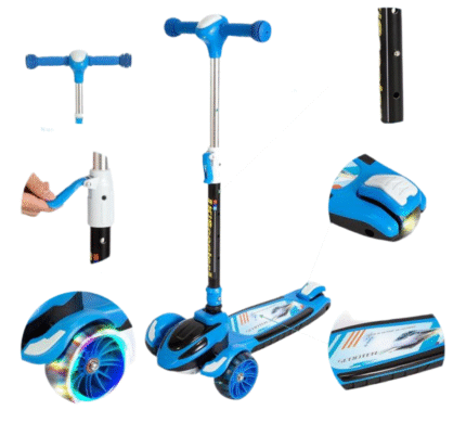 Trottinette à 3 Roues pour Enfants - KiScooter