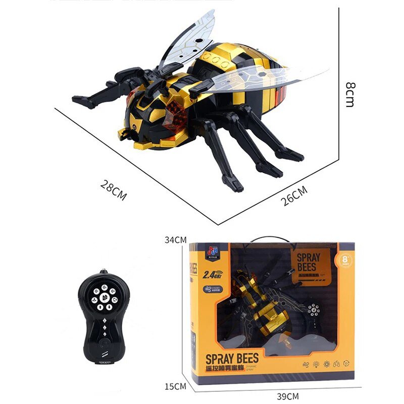 Jouet d’Abeille Télécommandé avec Lumière et Musique