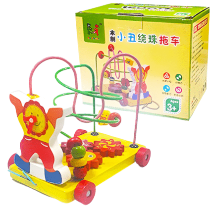Wood The Clown – Jouet en Bois pour Enfants