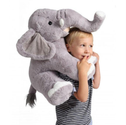 Peluche Élephant Assis (50 cm)