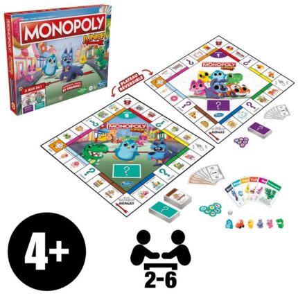 Monopoly Junior : 2 en 1 - Hasbro