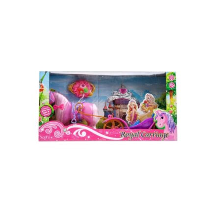 Carrosse de Princesse avec cheval – Un Voyage Enchanté au Pays des Rêves !