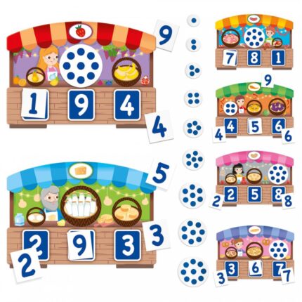 Loto Tactile des Chiffres : Chiffres et Quantités - Montessori