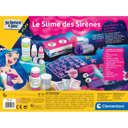 Laboratoire Scientifique de slime des sirènes - Clementoni