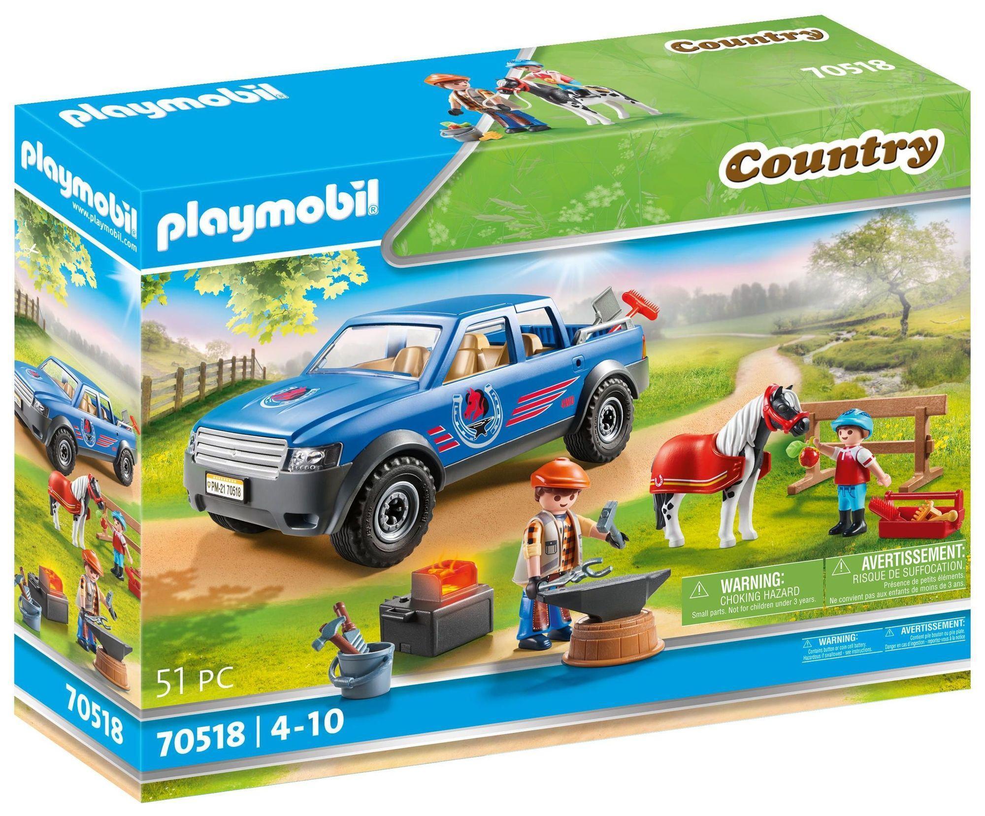 PLAYMOBIL Country – Maréchal-Ferrant Mobile (Réf. 70518)