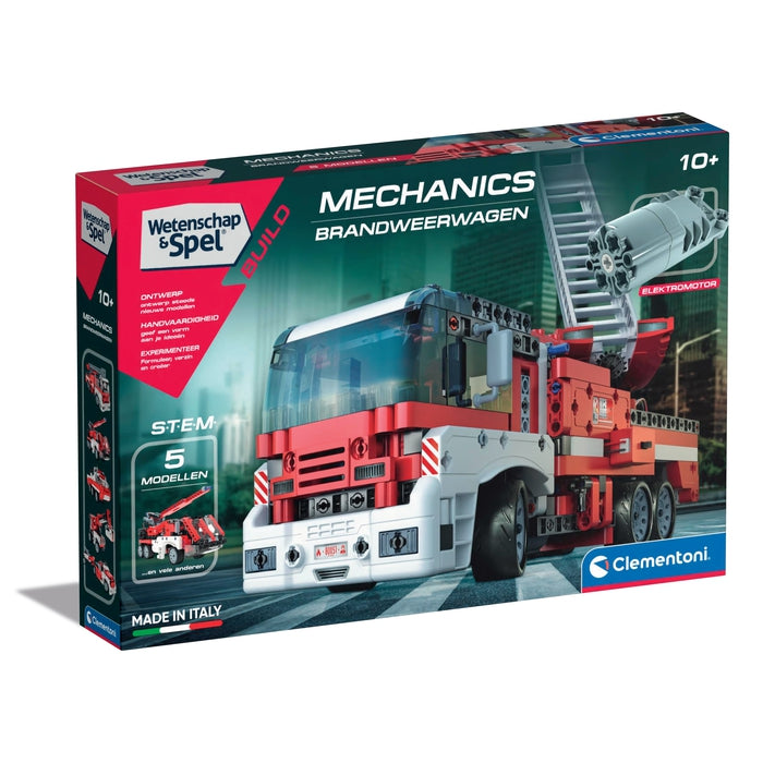 Kit de Construction : Camion de Pompiers et 4 Véhicules (5 en 1)