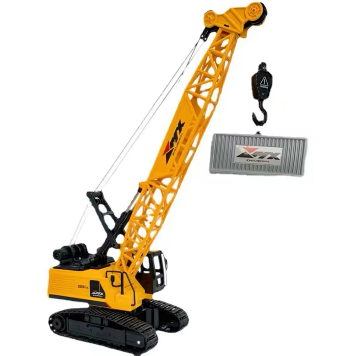 Grue Rotative – Camion de Chantier Télécommandé 10 Fonctions