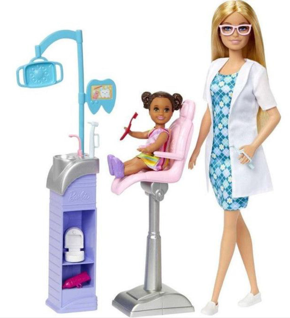 Coffret Poupée Barbie Dentiste - Mattel