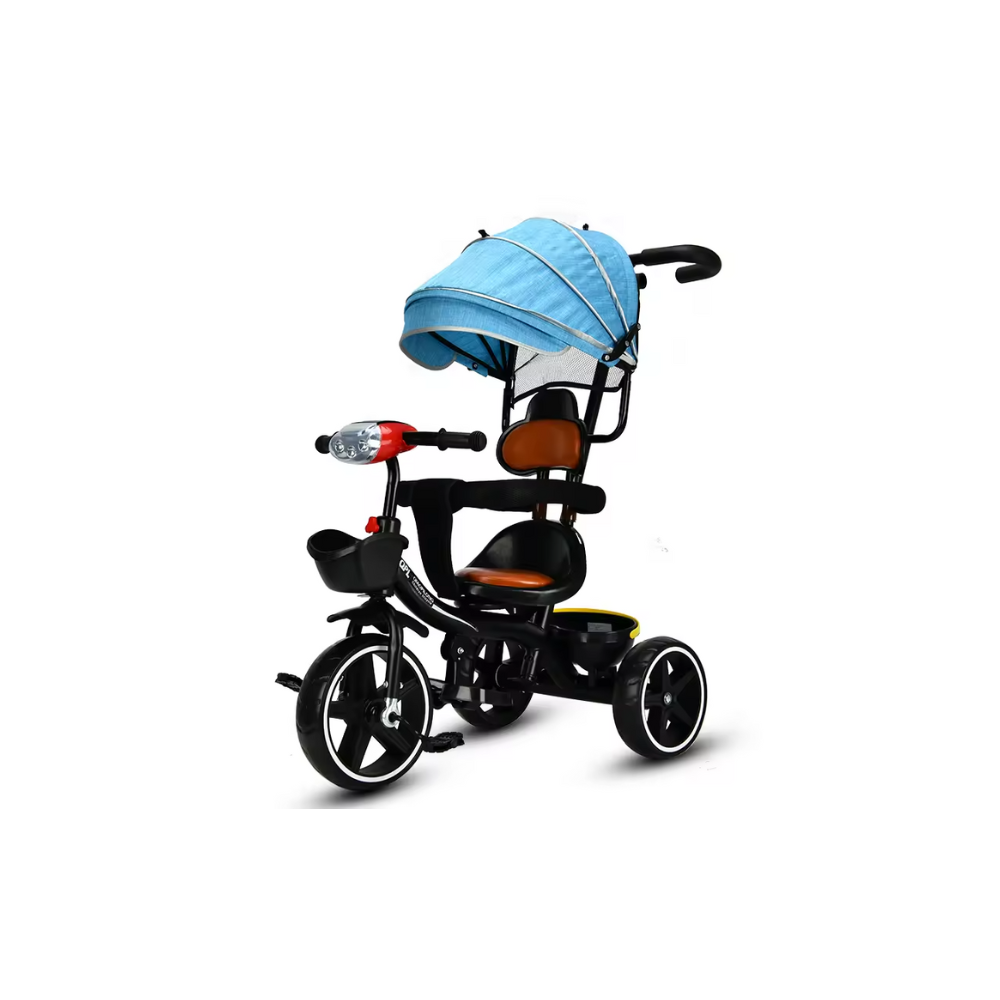 Tricycle à Main Multi-fonctionnel avec Auvent